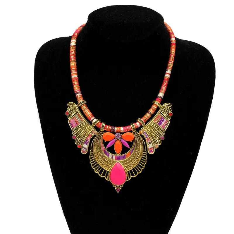 Bohemian Style Necklace and Jewelry Set