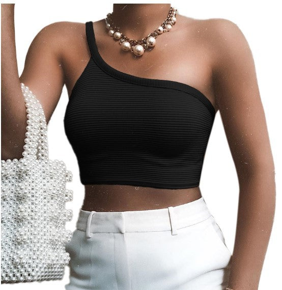 Summer Sexy Women's Solid Irregular Tank Top