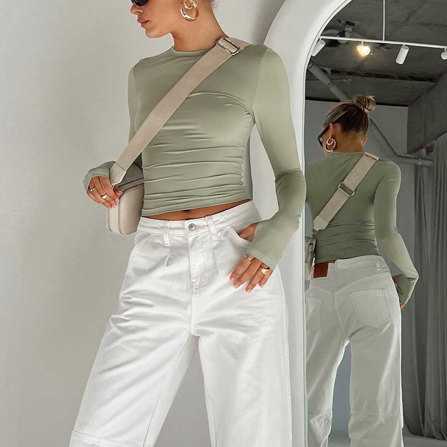Women's Long Sleeve Casual T-Shirts for Spring & Autumn
