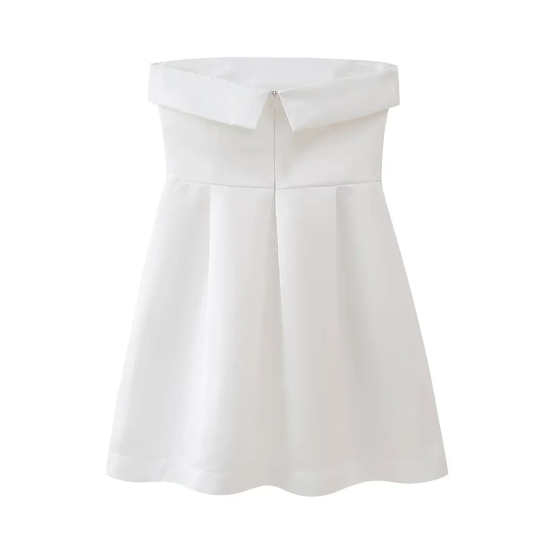 Maya Women's Princess Dress - White / M (One Piece)