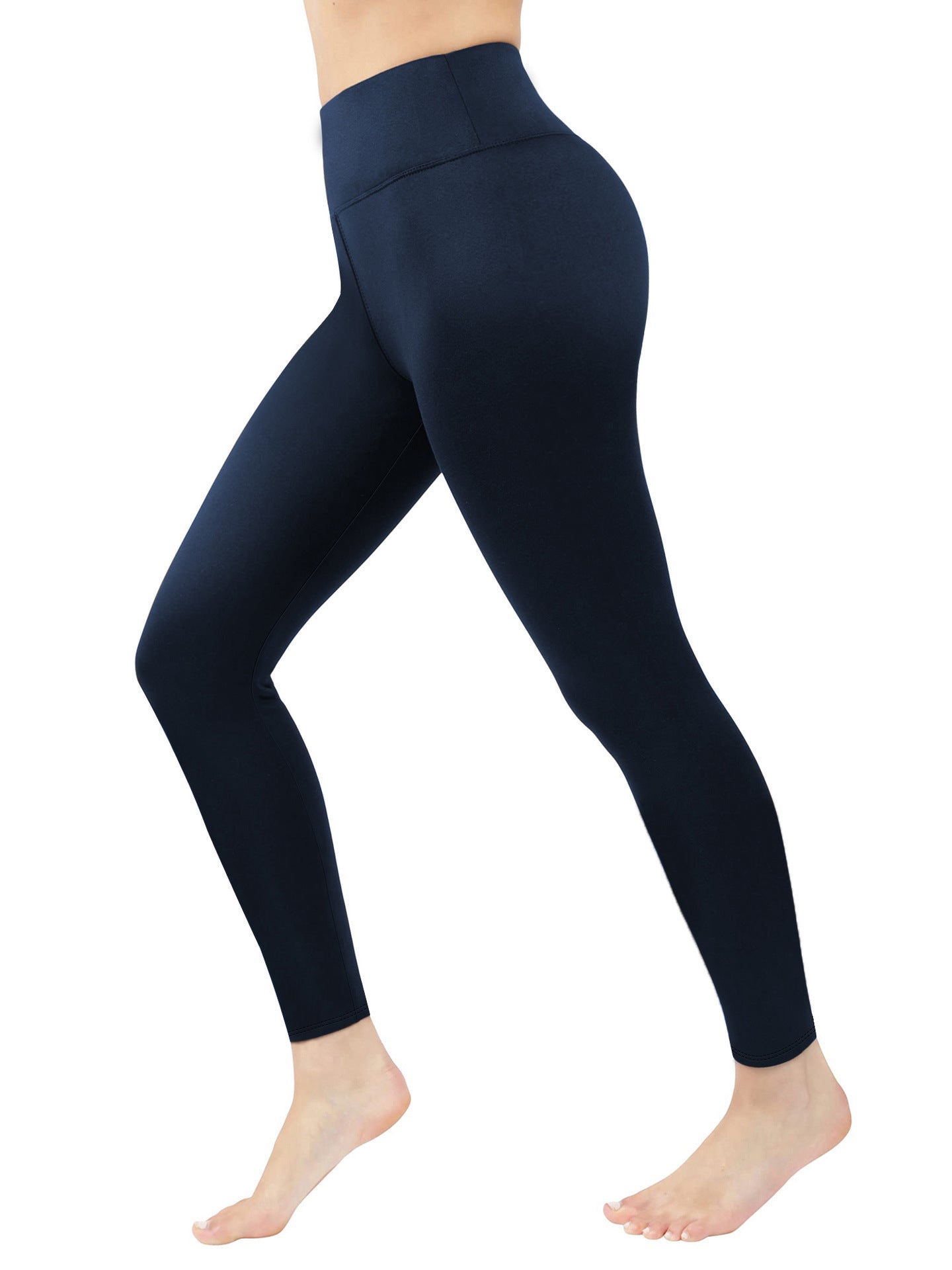 Fleece Lined Padded Warm Women's High Waist Tight Leggings