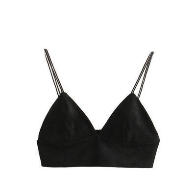 Cross-Border Women's Deep V Crop Top Tank Top