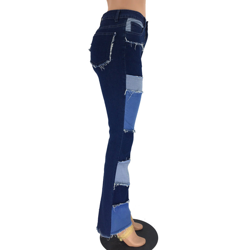 High Waist Denim Flare Pants for Women - Spring 2020