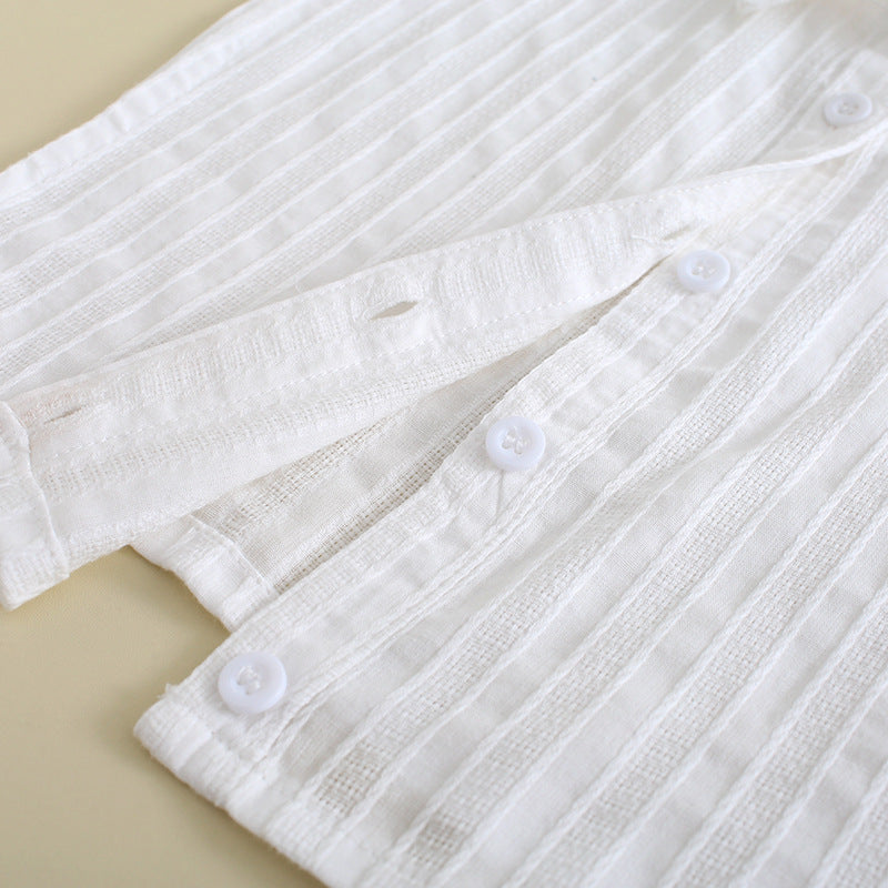 Autumn Winter Cotton Fake Collar for Women's Shirts