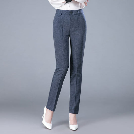 Women's Casual Straight Leg Professional Suit Pants