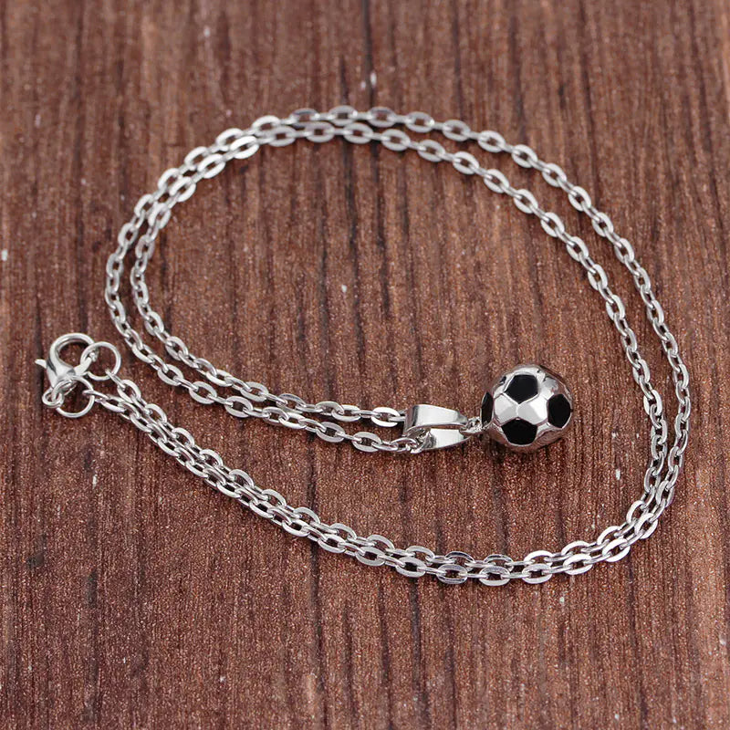 Personalized Football/Soccer Necklace - Sports Jewelry