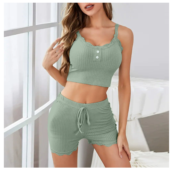 Women's Sports Bra and Yoga Tank Set for Fitness