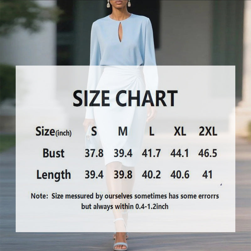 Women's Solid Color Ruffle Sleeve Bodycon Dress, Round Neck Slit Midi Dress For Spring And Summer