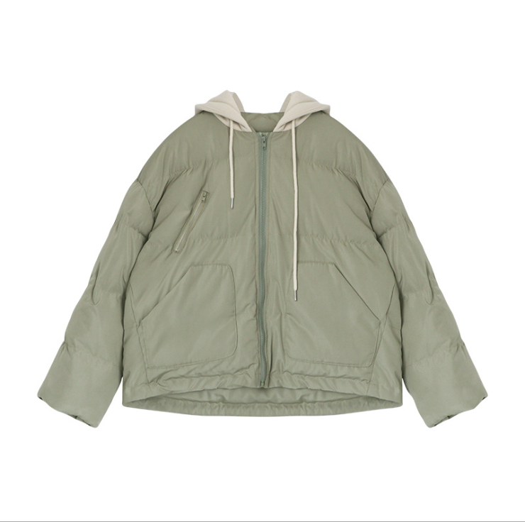Cotton Jacket, Puffer Coat, Short Women's Outerwear