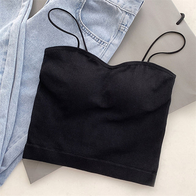Women's Slim Knit Casual Solid Color Tank Top