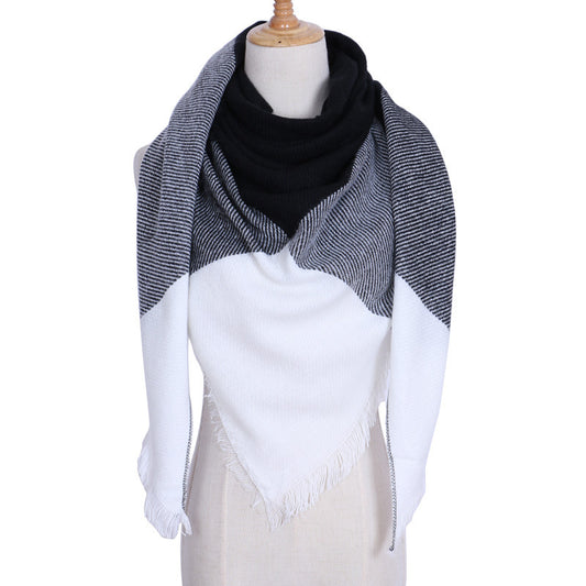 Women Autumn/Winter Triangles Long Scarves Shawl