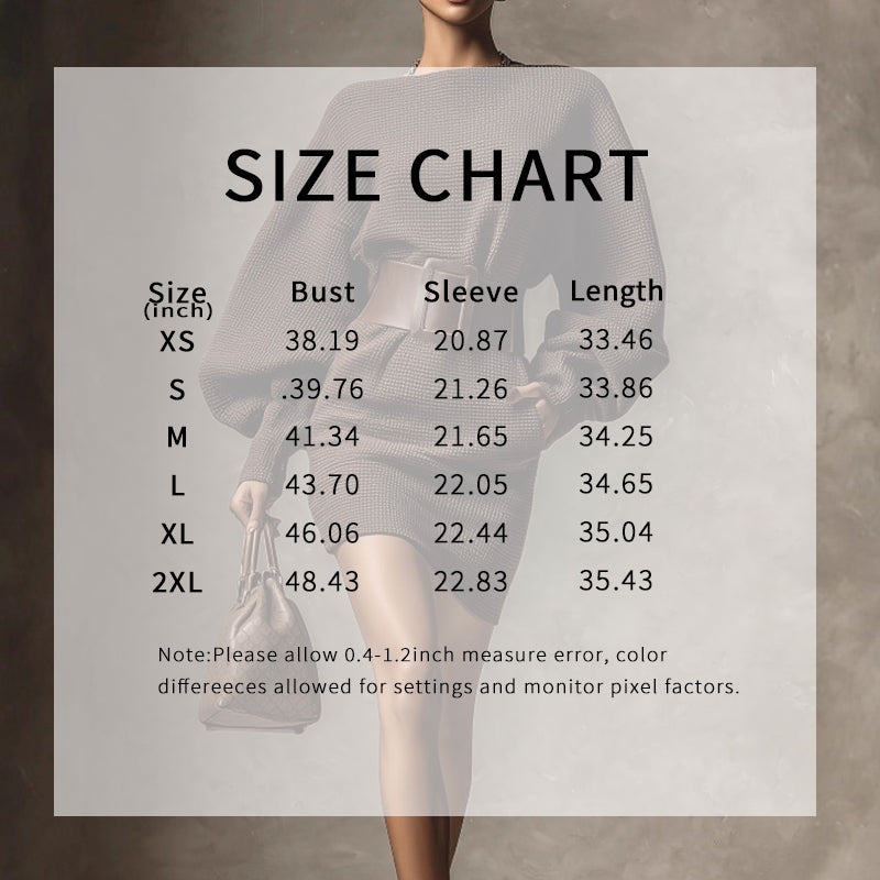 Women's Brown Bodycon Mini Dress, Boat Neck Long Sleeve Casual Dress With Belt