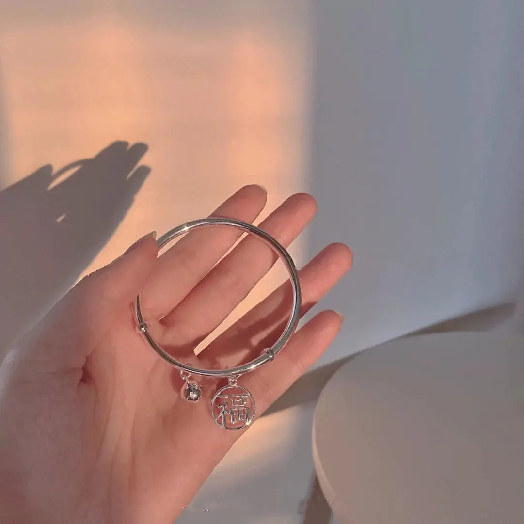 Casual Geometric Bell Bracelet for Women