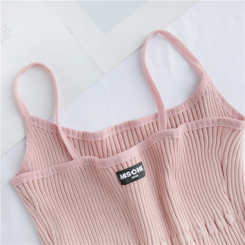 New Women's Sleeveless Embroidered Tank Top