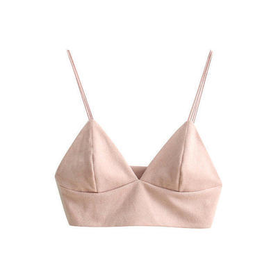 Cross-Border Women's Deep V Crop Top Tank Top