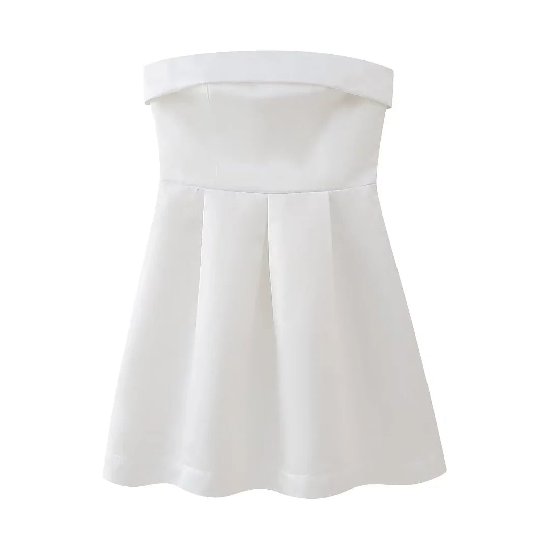 Maya Women's Princess Dress - White / M (One Piece)