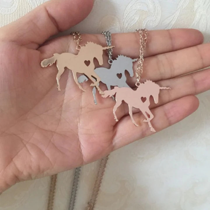 Unicorn and Pony Necklace Jewelry Accessories