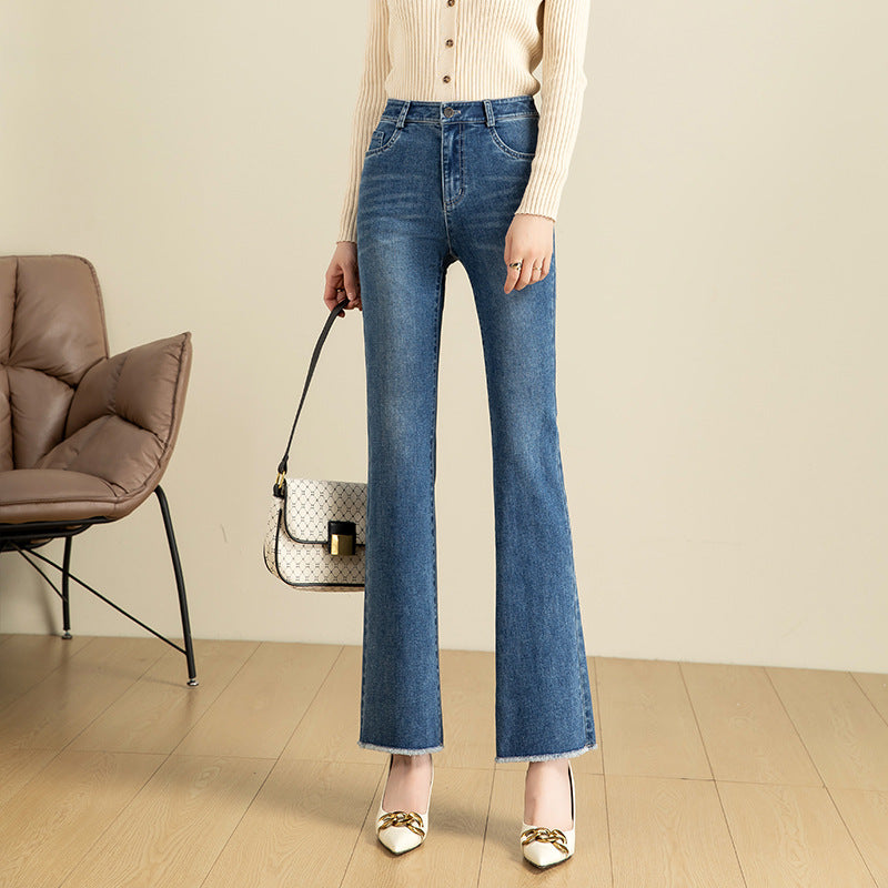 Women's Stretch Micro Flared Jeans