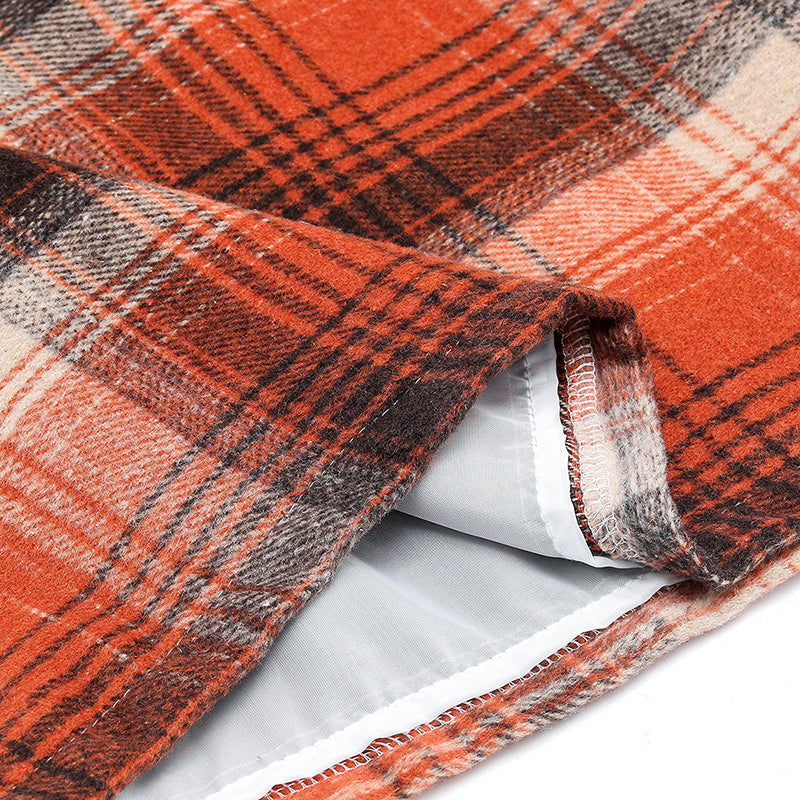 Womens High Waist Plaid Skirt Bodycon Pencil Mini Skirts