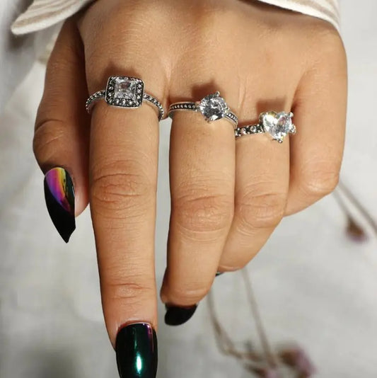 3-Piece Ring Set Jewelry