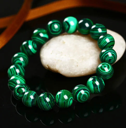 Natural Malachite Optimized Bracelet, Stone Jewelry