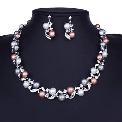 All-Match Necklace and Earrings Jewelry Set for Women