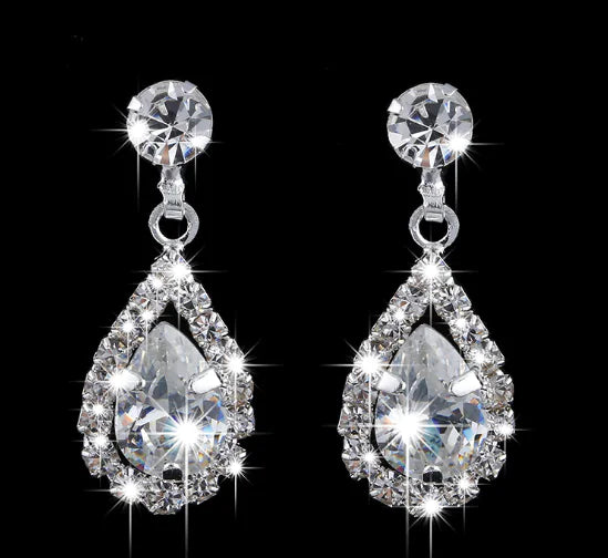 Bridal Jewelry Set - Necklace and Earrings