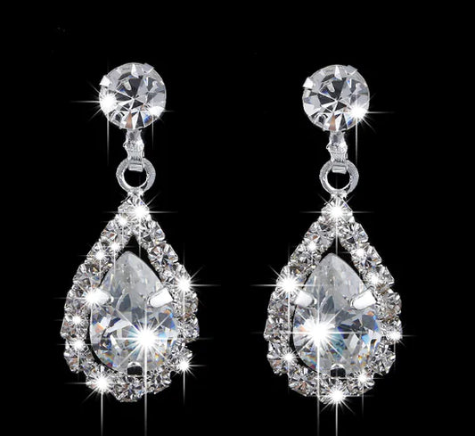 Bridal Jewelry Set - Necklace and Earrings