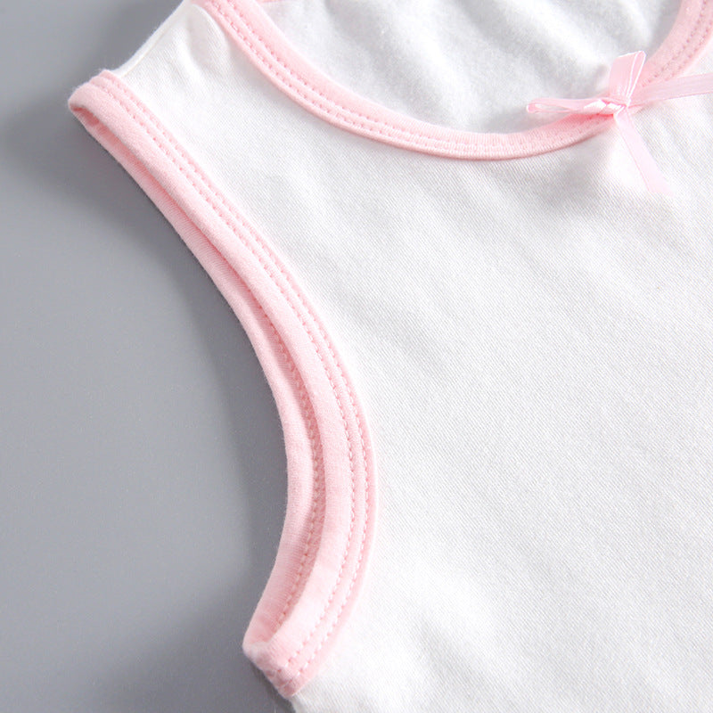 Girl's Cotton Cami Top - Solid/Floral Patterns