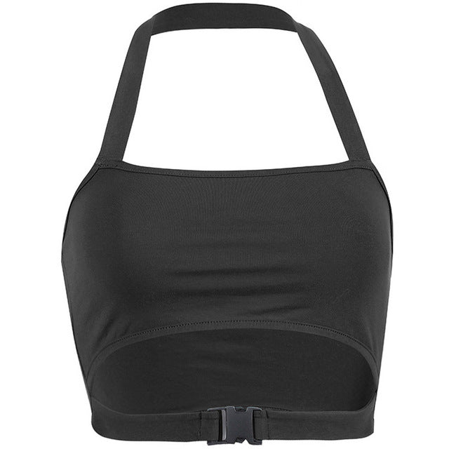 Summer Women's Halter Backless Sports Tank Top