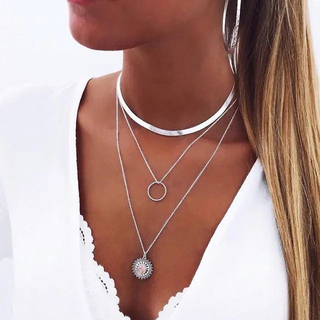 Boho Long Necklace for Women - Unique Party Jewelry