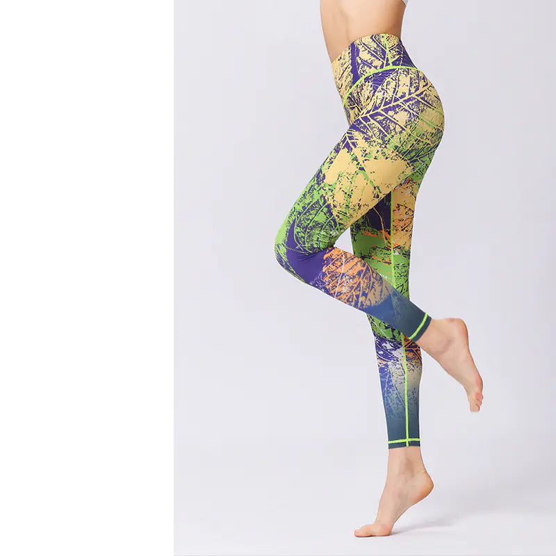 European American Yoga Pants for Women - Printed Tights