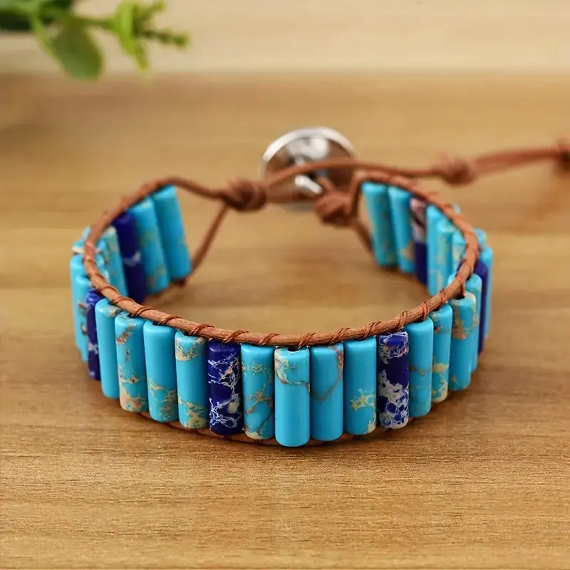 Emperor Stone Bracelet - Handmade Bohemian Jewelry