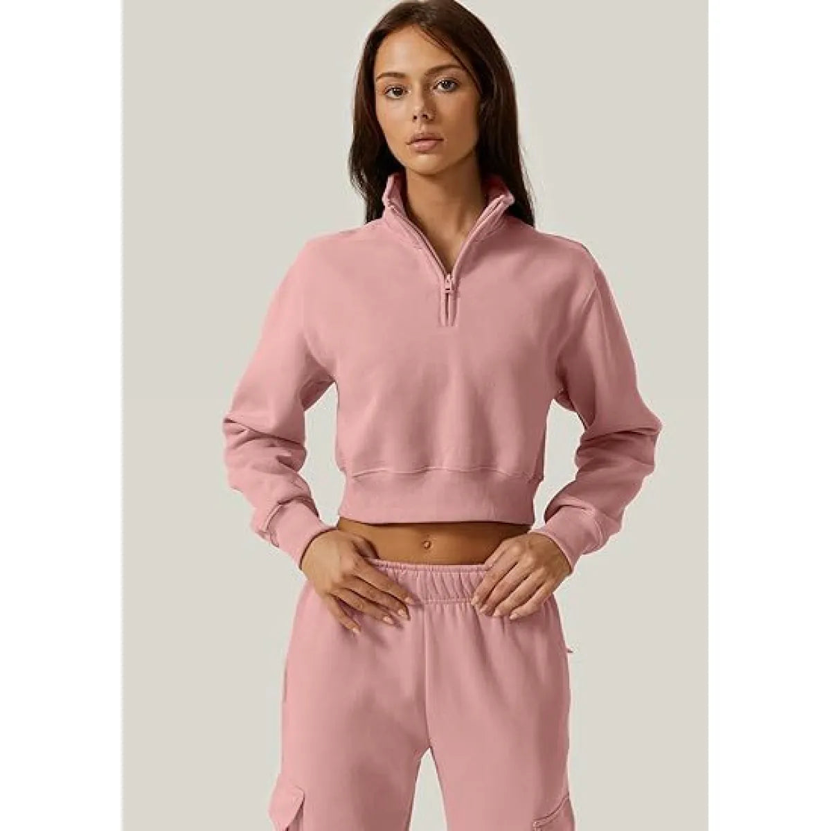 Women's 2 Piece High Waist Slimming Straight Wide Leg Lounge Set