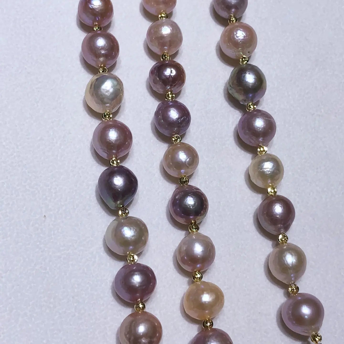Natural Freshwater Pearl Necklace and Bracelet Set