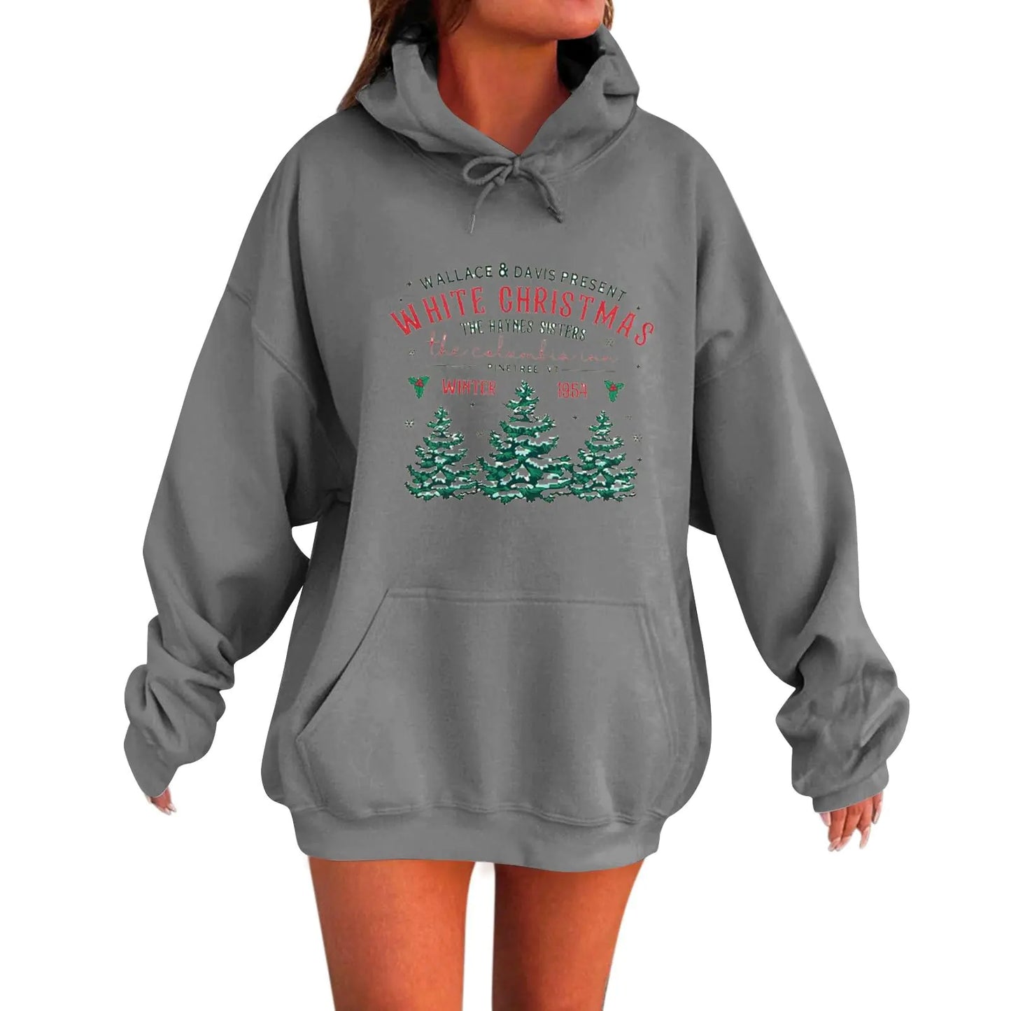 Oversized Sweatshirt For Women. Trendy Plus Size Loose Fit Long Sleeve Hoodies With Pocket & Pullover Drawstring, Sweaters Fall Clothes