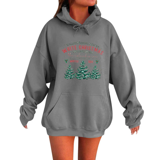 Oversized Sweatshirt For Women. Trendy Plus Size Loose Fit Long Sleeve Hoodies With Pocket & Pullover Drawstring, Sweaters Fall Clothes