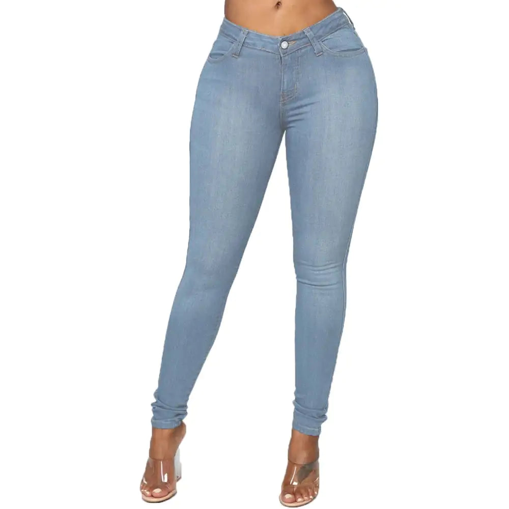European Style Women's Skinny Jeans Pencil Pants