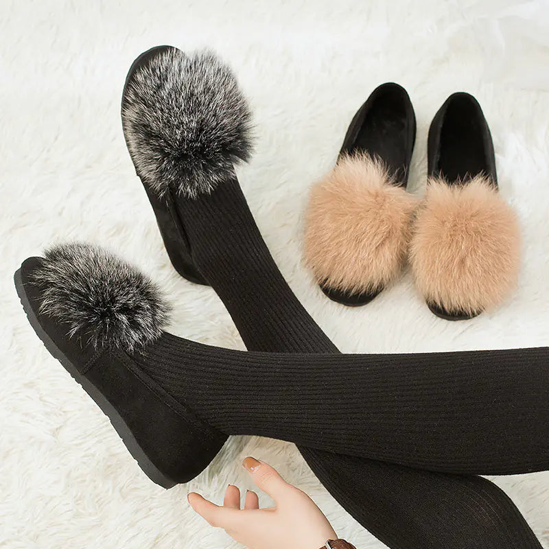 Warm Slip-On Snow Boots and Cozy Loafers
