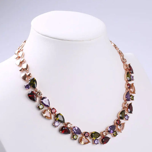 Indian Necklace and Earrings Set, Mona Lisa Collection