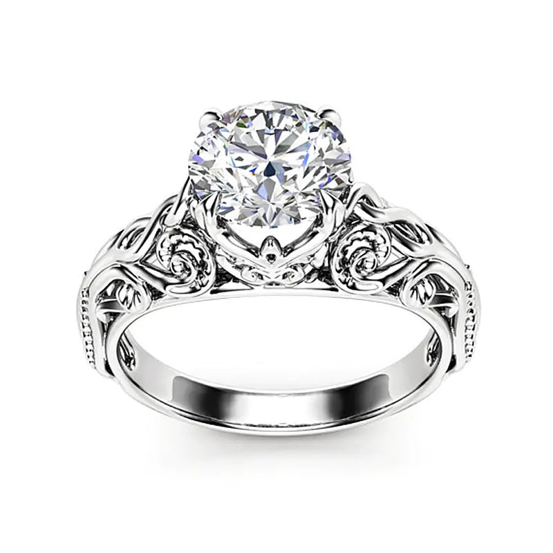 Fashion Zircon Jewelry Women's Wedding Ring