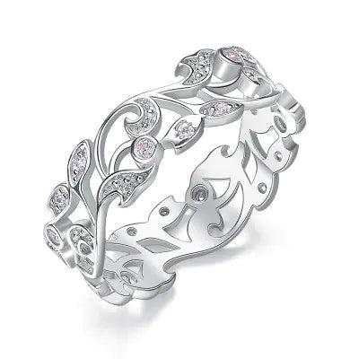 Zircon Ring and Band Jewelry