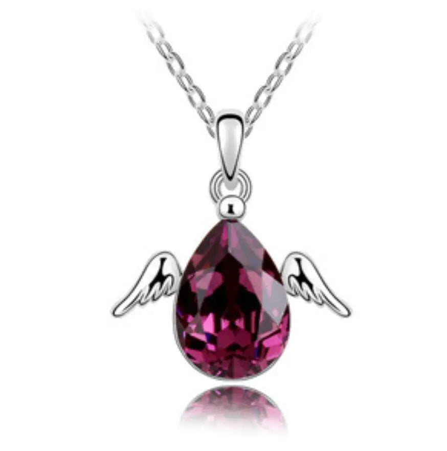 Little Angel Jewelry Necklace with Crystal