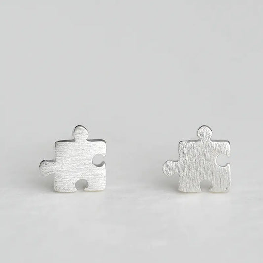 S925 Silver Geometric Irregular Stud Earrings for Women