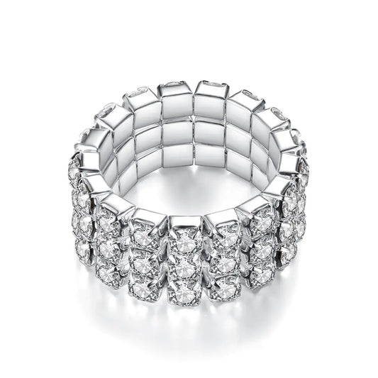 Bridal Set with Necklace, Earrings, Bracelet, Ring