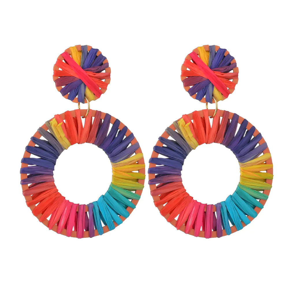 Campfire Party Heart-Shaped Hollow Earrings