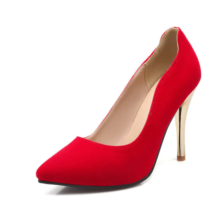 Premium Suede High Heels for Women
