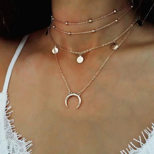 Boho Long Necklace for Women - Unique Party Jewelry