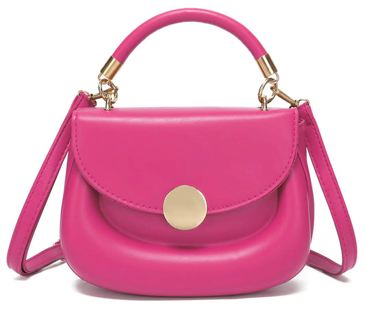 Fashion Cross-body bags for women. Minimalist Ladies Single-shoulder Crossbody Handbag Purse (2# hot pink)