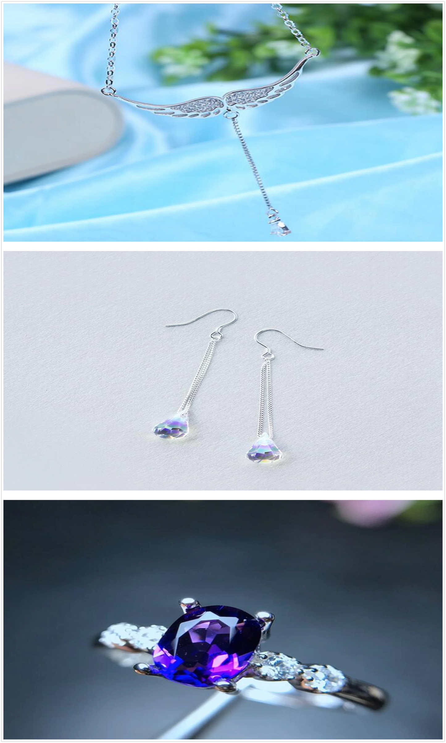 Earrings, Pendants, Bracelet and Necklaces Collection